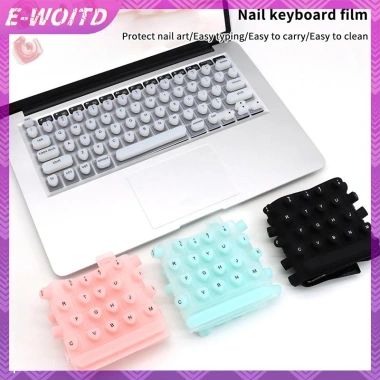 E-woitd Bàn Phím Silicon Di Động Cho Laptop - Bảo Vệ Móng Tay, Phim Silicone Dễ Gõ, Tiện Lợi 184k 6