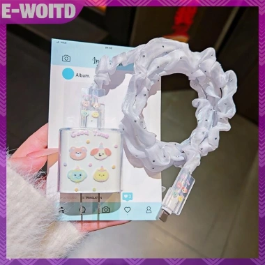 E-WOITD Động Vật Dễ Thương Chó Con Cáp Sạc Cuộn Dây Bảo Vệ 18W/20W Vỏ Chống Vỡ 16 E-WOITD Động Vật Dễ Thương Chó Con Cáp Sạc Cuộn Dây Bảo Vệ 18W/20W Vỏ Chống Vỡ 16