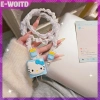 E-WOITD Động Vật Dễ Thương Chó Con Cáp Sạc Cuộn Dây Bảo Vệ 18W/20W Vỏ Chống Vỡ 42