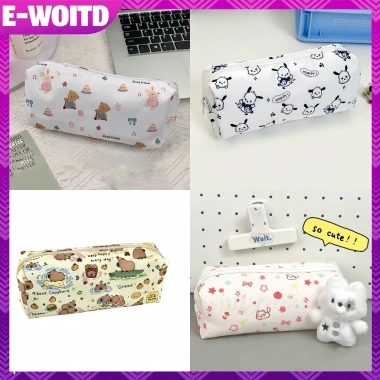 E-WOITD Hộp Đựng Bút Chì Họa Tiết Mèo Dễ Thương Kawaii Túi Bảo Quản Văn Phòng Phẩm 35.403₫ 9
