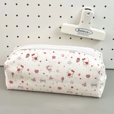 E-WOITD Hộp Đựng Bút Chì Họa Tiết Mèo Dễ Thương Kawaii Túi Bảo Quản Văn Phòng Phẩm 35.403₫ 13