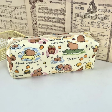 E-WOITD Hộp Đựng Bút Chì Họa Tiết Mèo Dễ Thương Kawaii Túi Bảo Quản Văn Phòng Phẩm 35.403₫ 17