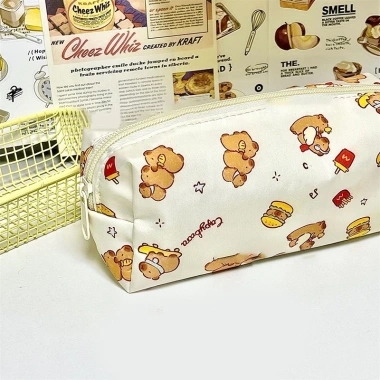 E-WOITD Hộp Đựng Bút Chì Họa Tiết Mèo Dễ Thương Kawaii Túi Bảo Quản Văn Phòng Phẩm 35.403₫ 19