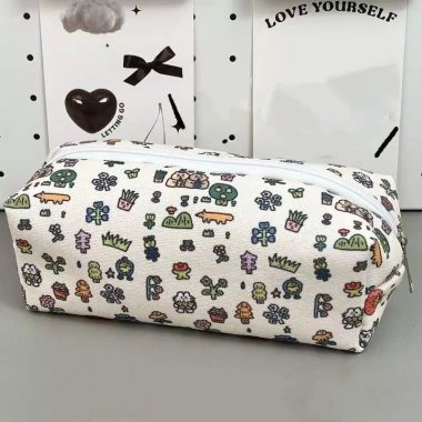 E-WOITD Hộp Đựng Bút Chì Họa Tiết Mèo Dễ Thương Kawaii Túi Bảo Quản Văn Phòng Phẩm 35.403₫ 25