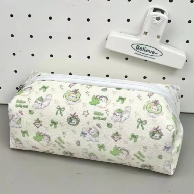 E-WOITD Hộp Đựng Bút Chì Họa Tiết Mèo Dễ Thương Kawaii Túi Bảo Quản Văn Phòng Phẩm 35.403₫ 34