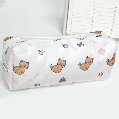 E-WOITD Hộp Đựng Bút Chì Họa Tiết Mèo Dễ Thương Kawaii Túi Bảo Quản Văn Phòng Phẩm 35.403₫ 44