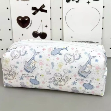 E-WOITD Hộp Đựng Bút Chì Họa Tiết Mèo Dễ Thương Kawaii Túi Bảo Quản Văn Phòng Phẩm 35.403₫ 49