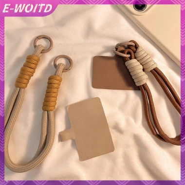 E-WOITD INS Dây đeo bím tóc điện thoại màu, chống mất, đệm - 42.570₫