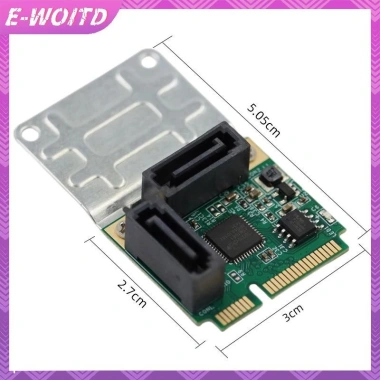 E-woitd Mini PCIe sang 2 Cổng SATA 3.0 - Adapter mở rộng Dual SATA cho thẻ HNVN, tốc độ nhanh, giá chỉ 211.420₫ 5 E-woitd Mini PCIe sang 2 Cổng SATA 3.0 - Adapter mở rộng Dual SATA cho thẻ HNVN, tốc độ nhanh, giá chỉ 211.420₫ 5
