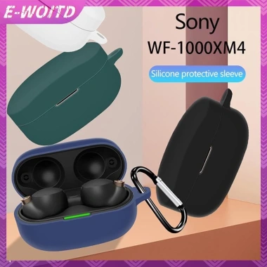 E-woitd Vỏ Silicon Mềm WF-1.000XM4 – Bảo Vệ Hộp Sạc, Tai Nghe Không Dây, Có Móc E-woitd Vỏ Silicon Mềm WF-1.000XM4 – Bảo Vệ Hộp Sạc, Tai Nghe Không Dây, Có Móc