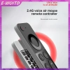 E-WOITD Voice Air Mouse W3 2.4G - Bàn phím không dây cầm tay cho Android TV Box và PC, giảm còn 414.865 VND
