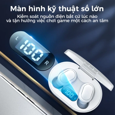 E7S TWS Tai nghe MINI Bluetooth 5.3, khử tiếng ồn, âm thanh nổi, thể thao - 76.800đ 5