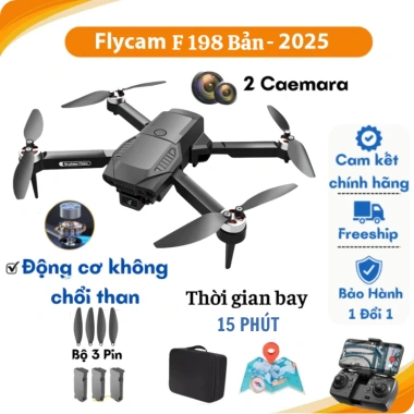 E88 PLUS Flycam Mini Giá Rẻ - Camera kép 120° góc rộng, điều khiển từ xa, chụp ảnh 449k