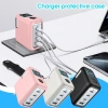 EAYT Silicone Bảo Vệ Chống Bụi, Sốc Ốp Trơn Cho Anker Zolo 140W Sạc Du Lịch 7