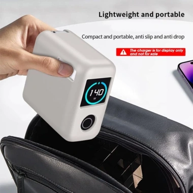 EAYT Silicone Bảo Vệ Chống Bụi, Sốc Ốp Trơn Cho Anker Zolo 140W Sạc Du Lịch