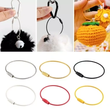 EC 10 Miếng Thép Nhẫn Chìa Khóa – Màu Sắc Sống Động, Dùng Ngoài Trời, 46,090₫