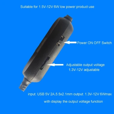 Ec USB 5V sang đa điện áp 1‑12V, cáp chuyển đổi step up/down cho đồng hồ, đồ chơi – giảm 18% chỉ 76.340₫ 4 Ec USB 5V sang đa điện áp 1‑12V, cáp chuyển đổi step up/down cho đồng hồ, đồ chơi – giảm 18% chỉ 76.340₫ 4