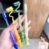 Ecoobix Z Bàn chải đánh răng Len mềm Hetomorphism Uốn cong không hư tổn nướu, làm sạch sâu, bộ du lịch di động - Giá 63.187 VND