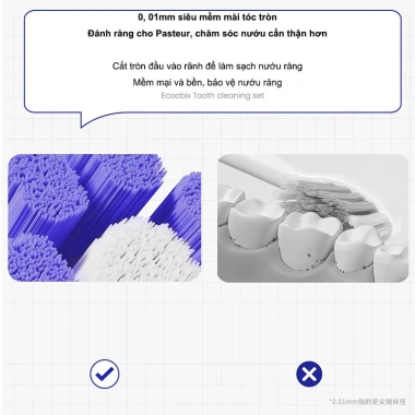 Ecoobix Z Bàn chải đánh răng Len mềm Hetomorphism Uốn cong không hư tổn nướu, làm sạch sâu, bộ du lịch di động - Giá 63.187 VND 3 Ecoobix Z Bàn chải đánh răng Len mềm Hetomorphism Uốn cong không hư tổn nướu, làm sạch sâu, bộ du lịch di động - Giá 63.187 VND 3