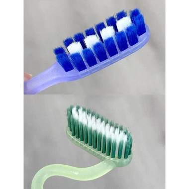 Ecoobix Z Bàn chải đánh răng Len mềm Hetomorphism Uốn cong không hư tổn nướu, làm sạch sâu, bộ du lịch di động - Giá 63.187 VND