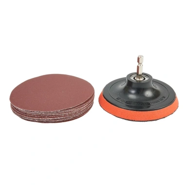 EHES 10 Đĩa Chà Nhám 4 inch 100mm Móc & Vòng Giấy Nhám Mặt Sau Bộ M10 Bảo Hộ Cao, Đánh Bóng Nhanh 2 EHES 10 Đĩa Chà Nhám 4 inch 100mm Móc & Vòng Giấy Nhám Mặt Sau Bộ M10 Bảo Hộ Cao, Đánh Bóng Nhanh 2