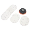 EHES 10 Đĩa Chà Nhám 4 inch 100mm Móc & Vòng Giấy Nhám Mặt Sau Bộ M10 Bảo Hộ Cao, Đánh Bóng Nhanh 4