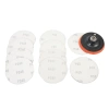 EHES 10 Đĩa Chà Nhám 4 inch 100mm Móc & Vòng Giấy Nhám Mặt Sau Bộ M10 Bảo Hộ Cao, Đánh Bóng Nhanh 8