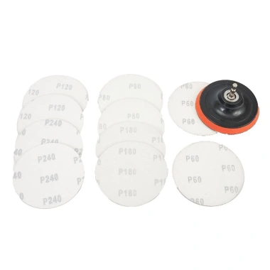 EHES 10 Đĩa Chà Nhám 4 inch 100mm Móc & Vòng Giấy Nhám Mặt Sau Bộ M10 Bảo Hộ Cao, Đánh Bóng Nhanh