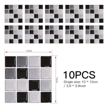 EHES 10 Miếng Dán Ngói Khảm Phòng Tắm và Nhà Bếp Decal Dán Tường Chống Nước 37.882 VND 6 EHES 10 Miếng Dán Ngói Khảm Phòng Tắm và Nhà Bếp Decal Dán Tường Chống Nước 37.882 VND 6