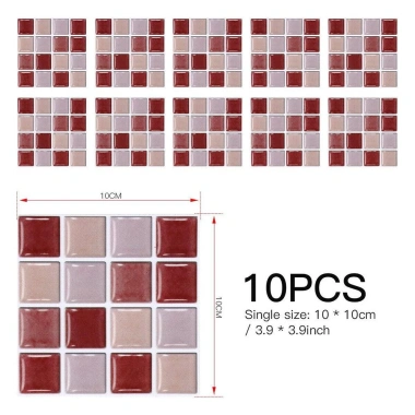 EHES 10 Miếng Dán Ngói Khảm Phòng Tắm và Nhà Bếp Decal Dán Tường Chống Nước 37.882 VND 9 EHES 10 Miếng Dán Ngói Khảm Phòng Tắm và Nhà Bếp Decal Dán Tường Chống Nước 37.882 VND 9