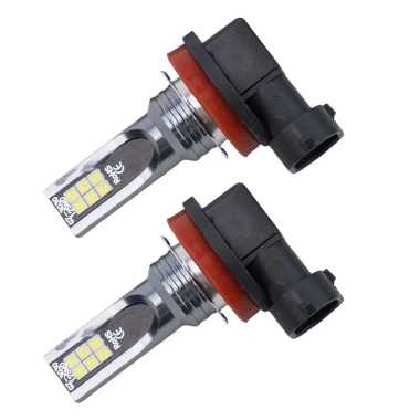 EHES 2 Bộ Đèn Pha LED H11 110W 20.000LM 6.000K Siêu Sáng Cho Đèn DRL 8