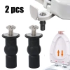 EHES 2 Gói Vít Vệ Sinh Bản Lề Mở Rộng Cao Su Top Nuts WC Lỗ Mù - 30.133 VND