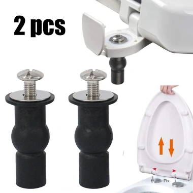 EHES 2 Gói Vít Vệ Sinh Bản Lề Mở Rộng Cao Su Top Nuts WC Lỗ Mù - 30.133 VND