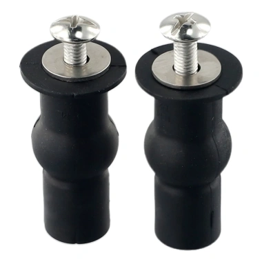 EHES 2 Gói Vít Vệ Sinh Bản Lề Mở Rộng Cao Su Top Nuts WC Lỗ Mù - 30.133 VND