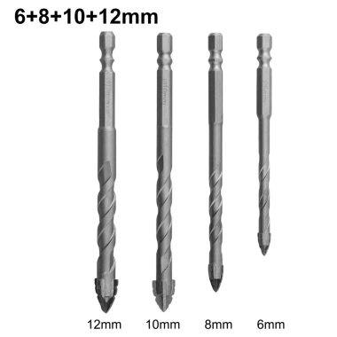 EHES 4 mũi khoan lệch tâm bốn pha thủy tinh tam giác - Đục lỗ chính xác, bền bỉ, giá tốt 6