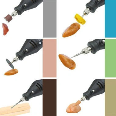 EHES 40 chiếc phụ kiện đa năng cho máy khoan điện mini - Bộ đánh bóng mài quay, giá ưu đãi 48.707 VND 6