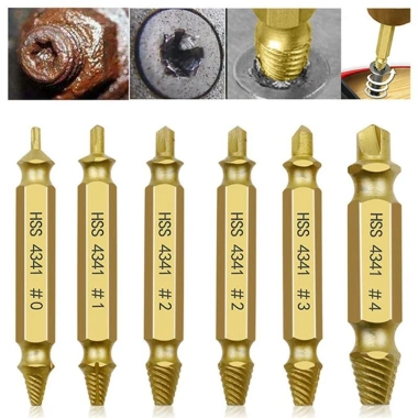 EHES 6 Cái Bu lông Hỏng - Dụng Cụ Tháo Vít & Mũi Khoan Dễ Đảo Ngược, Tiết Kiệm