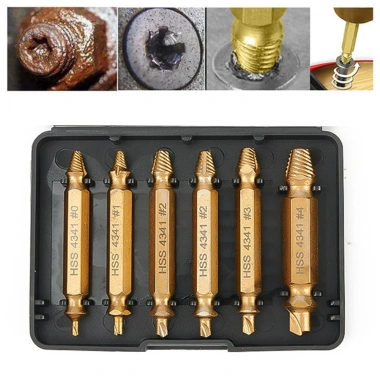 EHES 6 Cái Bu lông Hỏng - Dụng Cụ Tháo Vít & Mũi Khoan Dễ Đảo Ngược, Tiết Kiệm