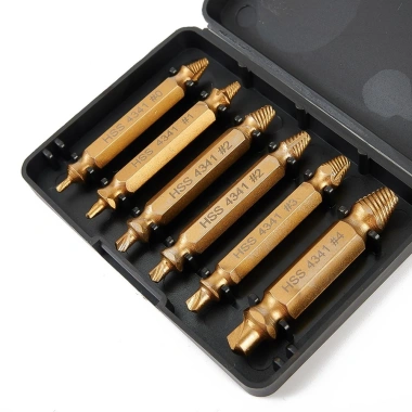 EHES 6 Cái Bu lông Hỏng - Dụng Cụ Tháo Vít & Mũi Khoan Dễ Đảo Ngược, Tiết Kiệm 3 EHES 6 Cái Bu lông Hỏng - Dụng Cụ Tháo Vít & Mũi Khoan Dễ Đảo Ngược, Tiết Kiệm 3
