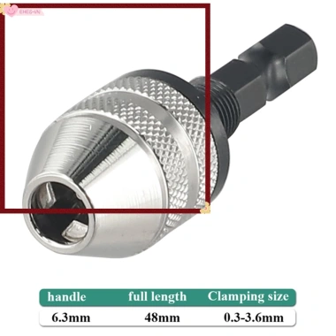 EHES 6.35mm Chuôi Lục Giác Nhanh - Chuyển Đổi Mũi Khoan Không Cần Chìa 51.907₫