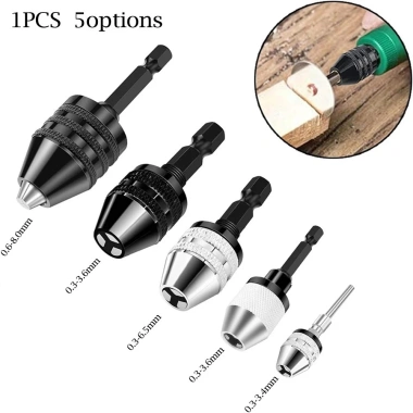 EHES 6.35mm Chuôi Lục Giác Nhanh - Chuyển Đổi Mũi Khoan Không Cần Chìa 51.907₫