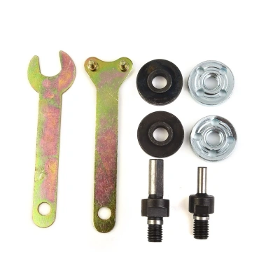 EHES 8 chiếc cờ lê kết nối 6mm 10mm máy mài, thanh khoan góc, mandrel adapter đĩa 4