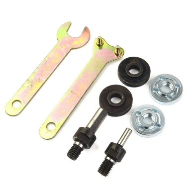 EHES 8 chiếc cờ lê kết nối 6mm 10mm máy mài, thanh khoan góc, mandrel adapter đĩa 5