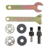 EHES 8 chiếc cờ lê kết nối 6mm 10mm máy mài, thanh khoan góc, mandrel adapter đĩa 6
