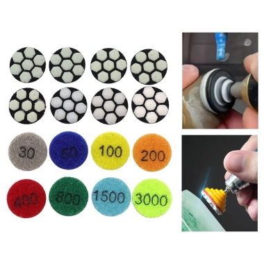 EHES 8 Đĩa mài 25mm khô ướt cho máy mài điện Jadeite - Đánh bóng, giá ưu đãi 163.664 VND