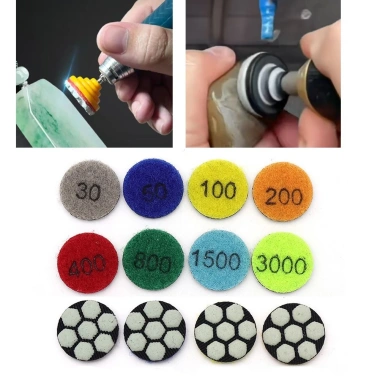 EHES 8 Đĩa mài 25mm khô ướt cho máy mài điện Jadeite - Đánh bóng, giá ưu đãi 163.664 VND