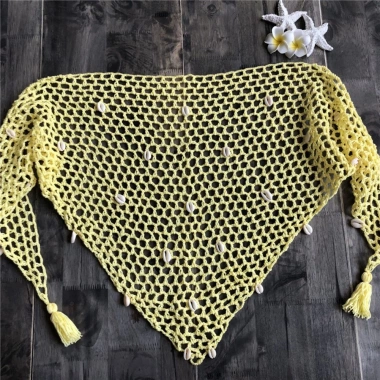EHES Bikini Top Đồ Bơi Đi Biển Khăn Choàng Lưới Rỗng - Giá Ưu Đãi 270,593₫