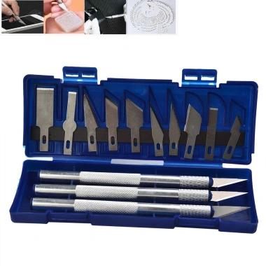 EHES Bộ 13 Cái Dụng Cụ Cắt Exacto – Khắc Tay Nghệ Thuật, Thủ Công Giá Ưu Đãi 44.078₫ 2