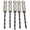 EHES Bộ 15 mũi khoan chuôi lục giác đen thép tốc độ cao 3-5mm Giá 76.849k 3