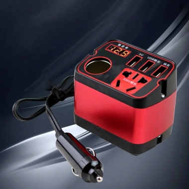 EHES Bộ chuyển đổi ổ cắm ô tô Biến tần 12V to 110V, giá ưu đãi 110k 4
